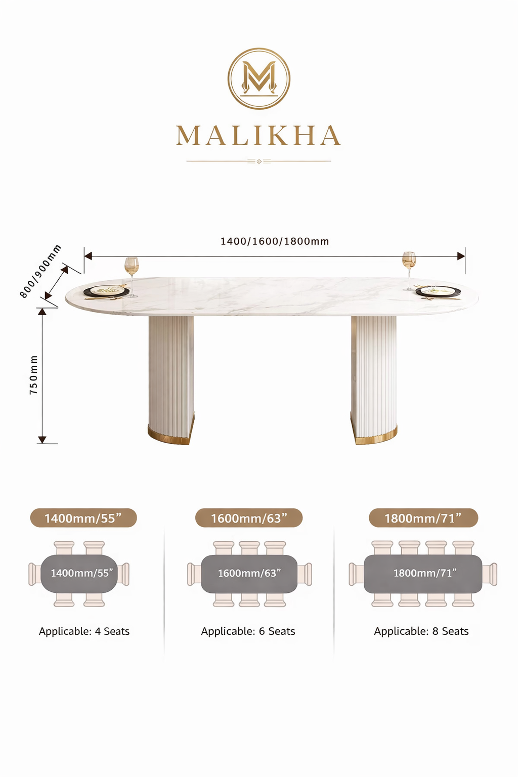 Clara 6-Seater Dining Set